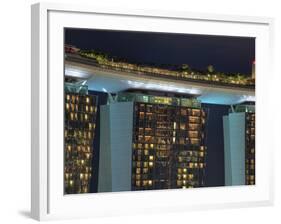 Singapore, Marina Bay Sands Hotel and Skypark-Michele Falzone-Framed Photographic Print