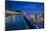 Singapore, Marina Bay Sands Hotel, Rooftop Swimming Pool, Dusk-Walter Bibikow-Mounted Photographic Print