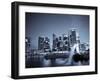 Singapore, Merlion Park and Singapore Skyline-Michele Falzone-Framed Photographic Print