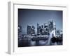 Singapore, Merlion Park and Singapore Skyline-Michele Falzone-Framed Photographic Print