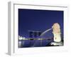 Singapore, Merlion Park, Merlion Fountain-Michele Falzone-Framed Photographic Print