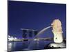 Singapore, Merlion Park, Merlion Fountain-Michele Falzone-Mounted Photographic Print