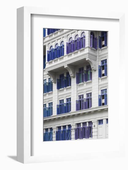 Singapore, Mita Building, Ministry of Information and the Arts, Housed in Former Police Barracks-Walter Bibikow-Framed Photographic Print