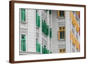 Singapore, Mita Building, Ministry of Information and the Arts, Housed in Former Police Barracks-Walter Bibikow-Framed Photographic Print