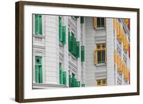 Singapore, Mita Building, Ministry of Information and the Arts, Housed in Former Police Barracks-Walter Bibikow-Framed Photographic Print