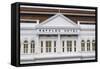 Singapore, Raffles Hotel, Exterior-Walter Bibikow-Framed Stretched Canvas