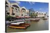 Singapore, Riverside Point, Entertainment District, Exterior-Walter Bibikow-Stretched Canvas