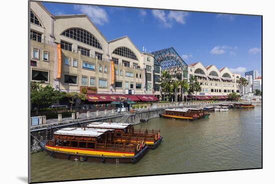 Singapore, Riverside Point, Entertainment District, Exterior-Walter Bibikow-Mounted Photographic Print