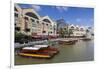 Singapore, Riverside Point, Entertainment District, Exterior-Walter Bibikow-Framed Photographic Print