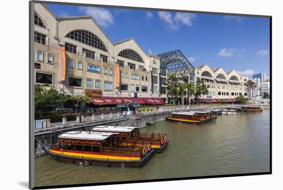 Singapore, Riverside Point, Entertainment District, Exterior-Walter Bibikow-Mounted Photographic Print
