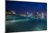 Singapore, Rooftop Swimming Pool at Dusk Overlooks the City-Walter Bibikow-Mounted Photographic Print