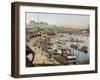 Singapore's Riverside, What Is Now Boat Quay-null-Framed Premium Giclee Print