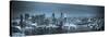 Singapore, Singapore Aerial View of Singapore Skyline-Michele Falzone-Stretched Canvas