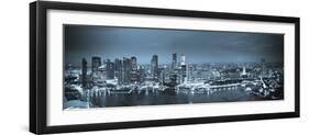 Singapore, Singapore Aerial View of Singapore Skyline-Michele Falzone-Framed Photographic Print