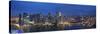 Singapore, Singapore Aerial View of Singapore Skyline-Michele Falzone-Stretched Canvas