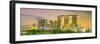 Singapore Skyline and View of Skyscrapers on Marina Bay-Hanna Slavinska-Framed Photographic Print