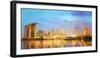 Singapore Skyline and View of Skyscrapers on Marina Bay-Hanna Slavinska-Framed Photographic Print