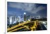 Singapore Skyline at Dusk-Paul Souders-Framed Photographic Print