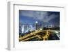 Singapore Skyline at Dusk-Paul Souders-Framed Photographic Print