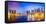 Singapore Skyline at the Bay-Sean Pavone-Framed Stretched Canvas