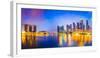 Singapore Skyline at the Bay-Sean Pavone-Framed Photographic Print