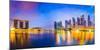 Singapore Skyline at the Bay-Sean Pavone-Mounted Photographic Print