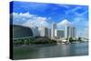 Singapore Skyline Panorama at Marina Bay-f9photos-Stretched Canvas