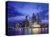 Singapore Skyline-Richard Klune-Stretched Canvas