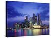 Singapore Skyline-Richard Klune-Stretched Canvas