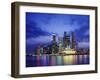 Singapore Skyline-Richard Klune-Framed Premium Photographic Print