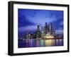 Singapore Skyline-Richard Klune-Framed Premium Photographic Print