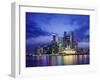 Singapore Skyline-Richard Klune-Framed Premium Photographic Print