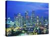 Singapore skyline-Murat Taner-Stretched Canvas