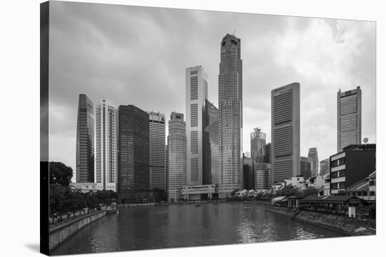 Singapore Skyline-Paul Souders-Stretched Canvas