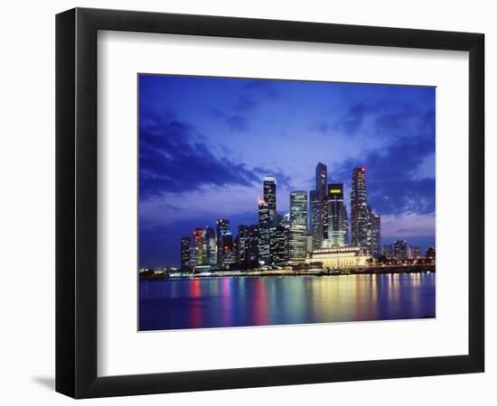 Singapore Skyline-Richard Klune-Framed Photographic Print