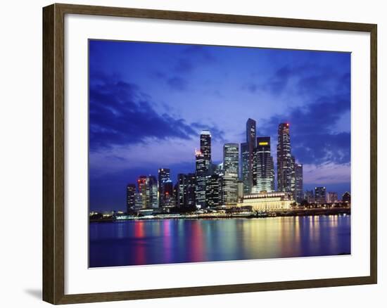 Singapore Skyline-Richard Klune-Framed Photographic Print