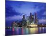 Singapore Skyline-Richard Klune-Mounted Photographic Print