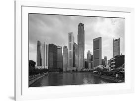 Singapore Skyline-Paul Souders-Framed Photographic Print