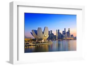 Singapore Skyline-noppasin wongchum-Framed Photographic Print