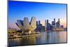 Singapore Skyline-noppasin wongchum-Mounted Photographic Print