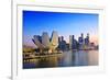 Singapore Skyline-noppasin wongchum-Framed Photographic Print