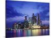 Singapore Skyline-Richard Klune-Stretched Canvas