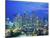 Singapore skyline-Murat Taner-Stretched Canvas