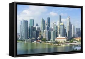 Singapore Skyline-Fraser Hall-Framed Stretched Canvas