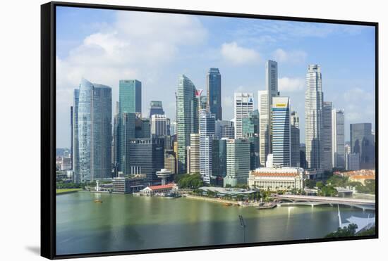 Singapore Skyline-Fraser Hall-Framed Stretched Canvas