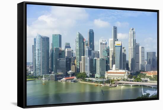 Singapore Skyline-Fraser Hall-Framed Stretched Canvas