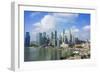 Singapore Skyline-Fraser Hall-Framed Photographic Print