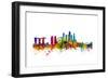 Singapore Skyline-Michael Tompsett-Framed Premium Giclee Print