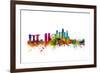 Singapore Skyline-Michael Tompsett-Framed Art Print