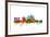 Singapore Skyline-Michael Tompsett-Framed Art Print